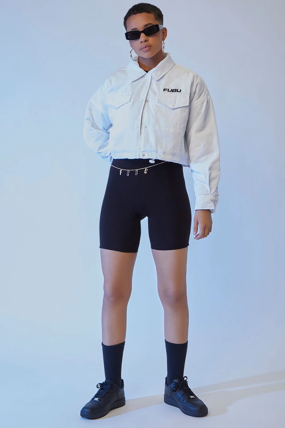 FUBU Toggle-Hem Cropped Jacket - Image 4
