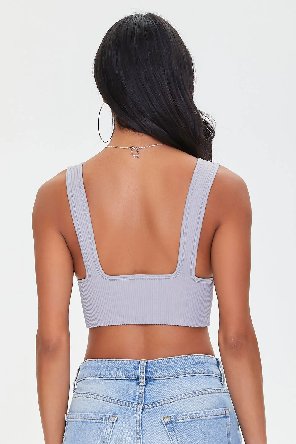 Ribbed Knit Crop Top - Image 3