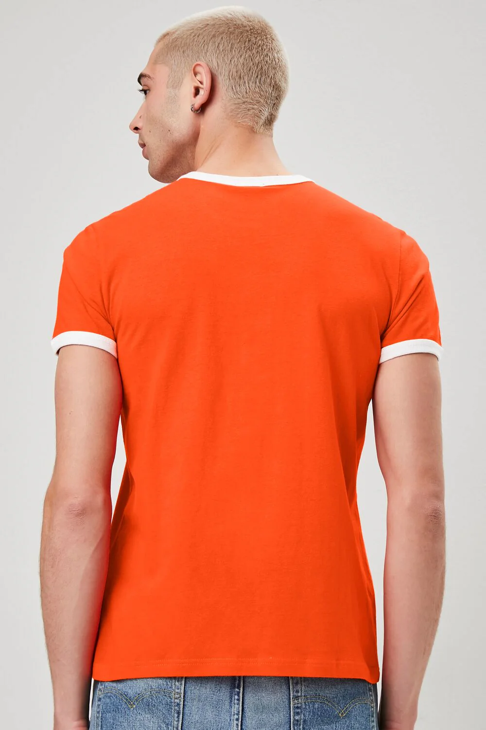 Crew Neck Ringer Tee - Image 7