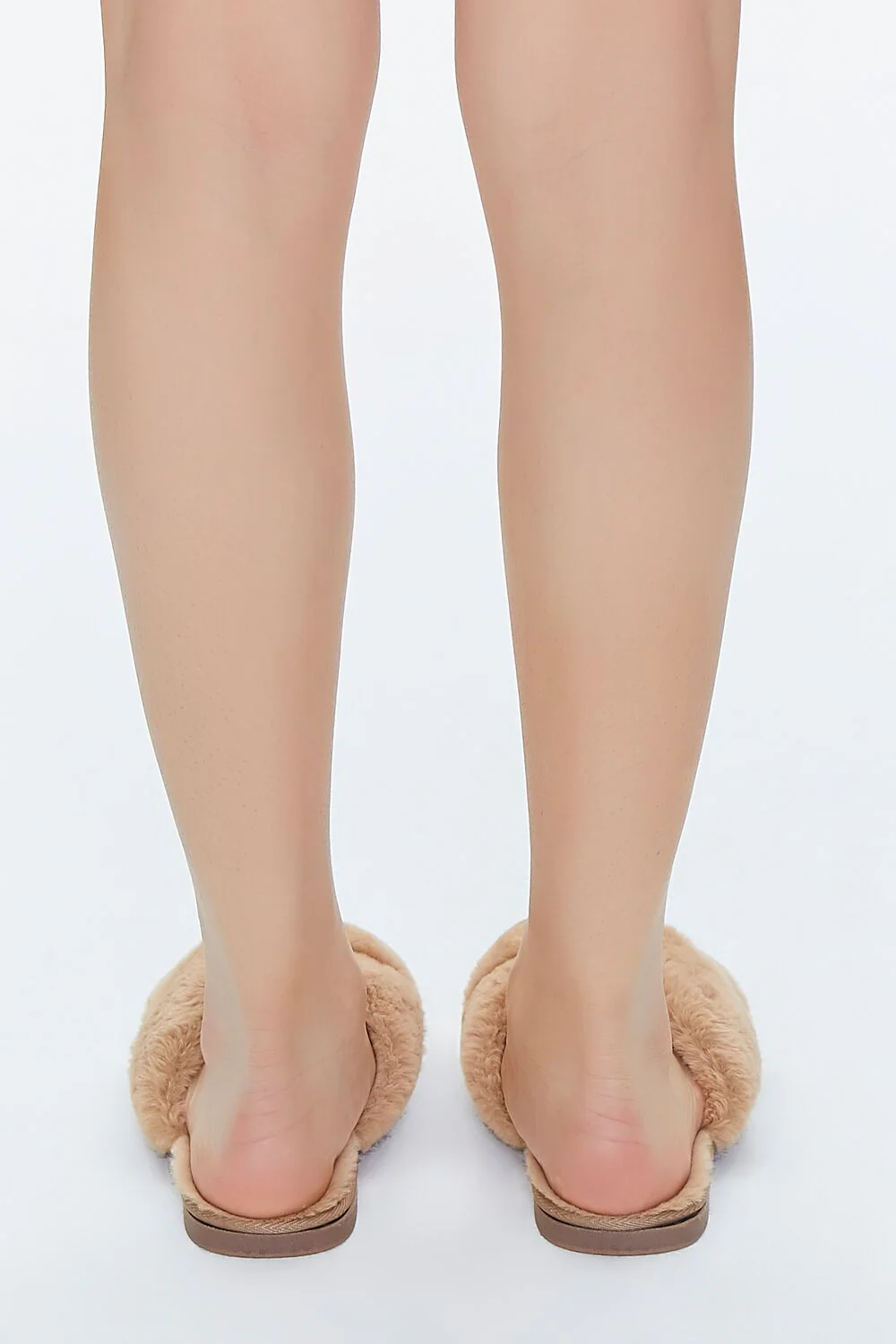 Plush Open-Toe Crisscross Slippers - Image 7