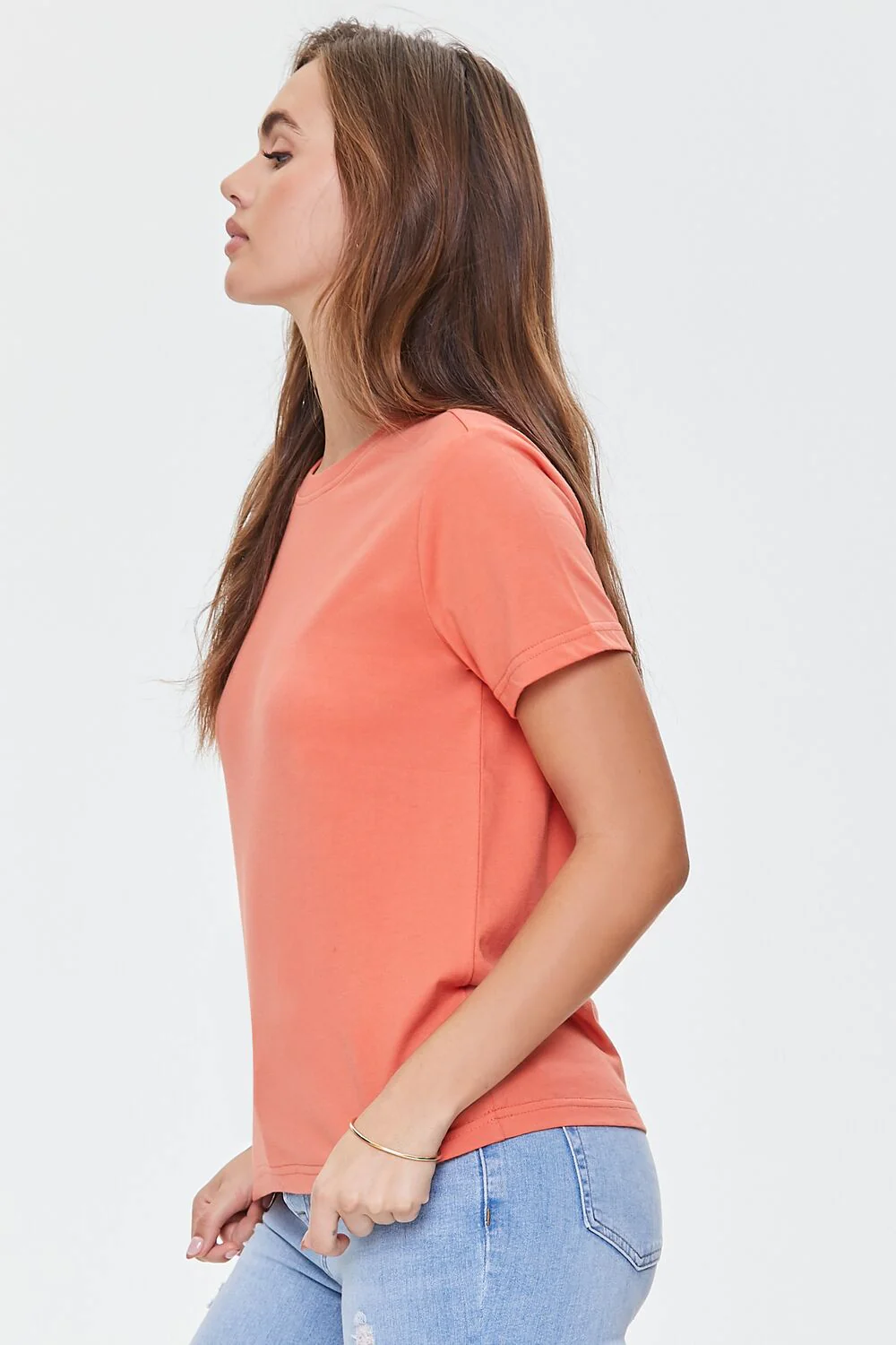 Basic Cotton Crew Tee - Image 2