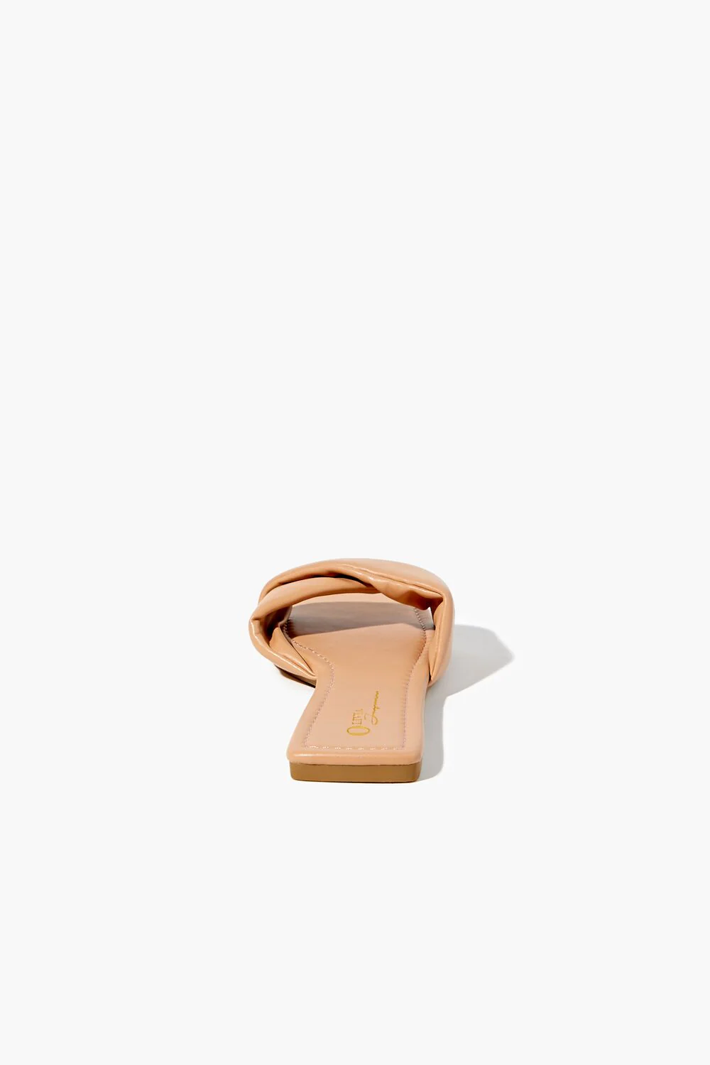Padded Faux Leather Sandals - Image 3