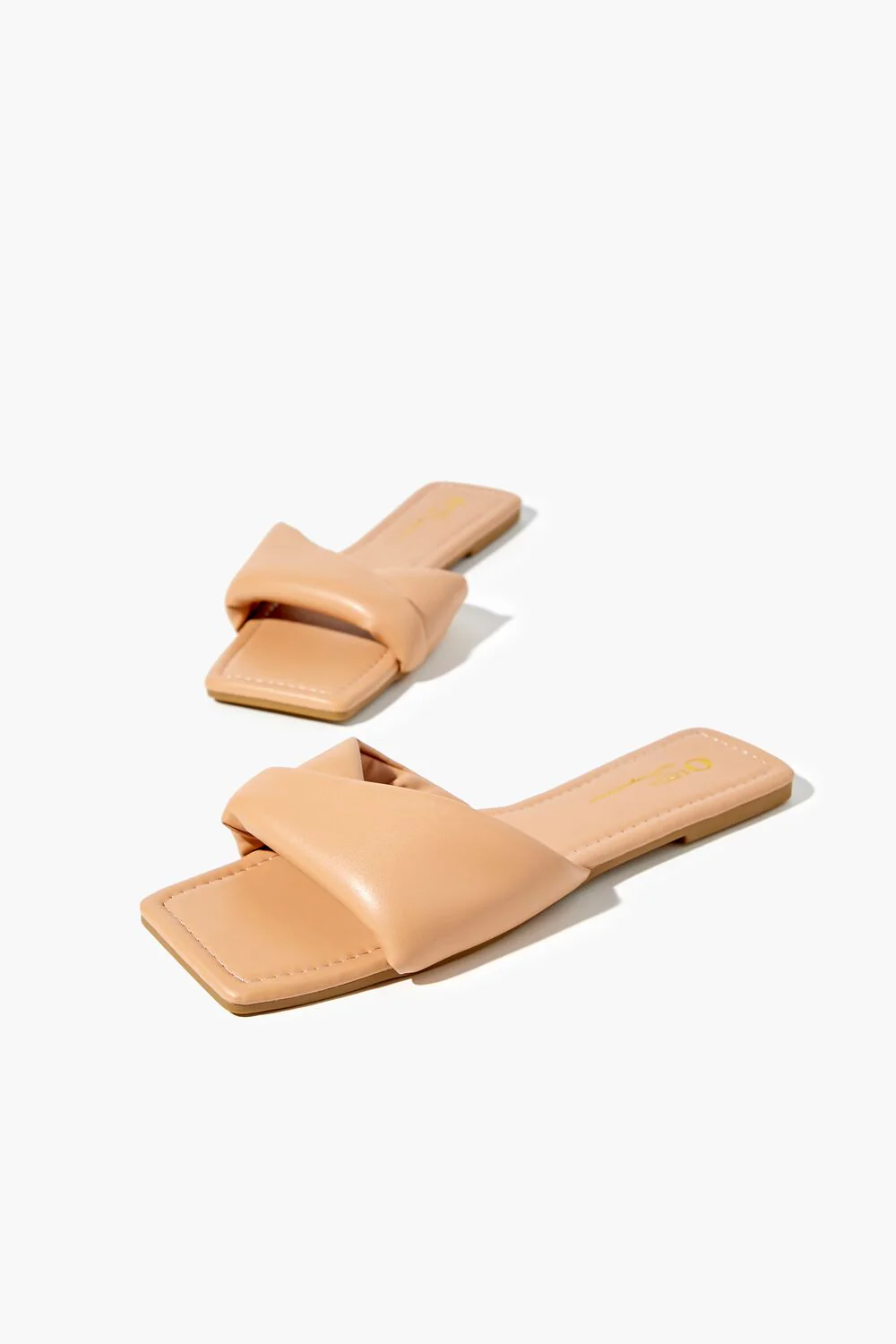 Padded Faux Leather Sandals - Image 6