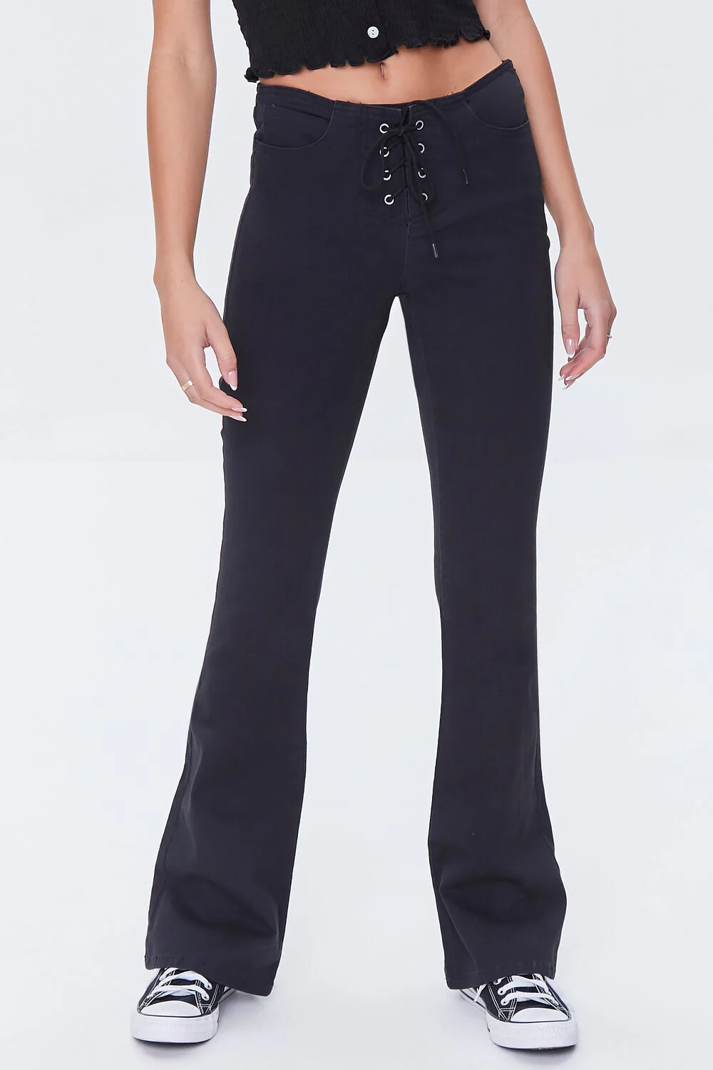 Corduroy Lace-Up Pants - Image 2