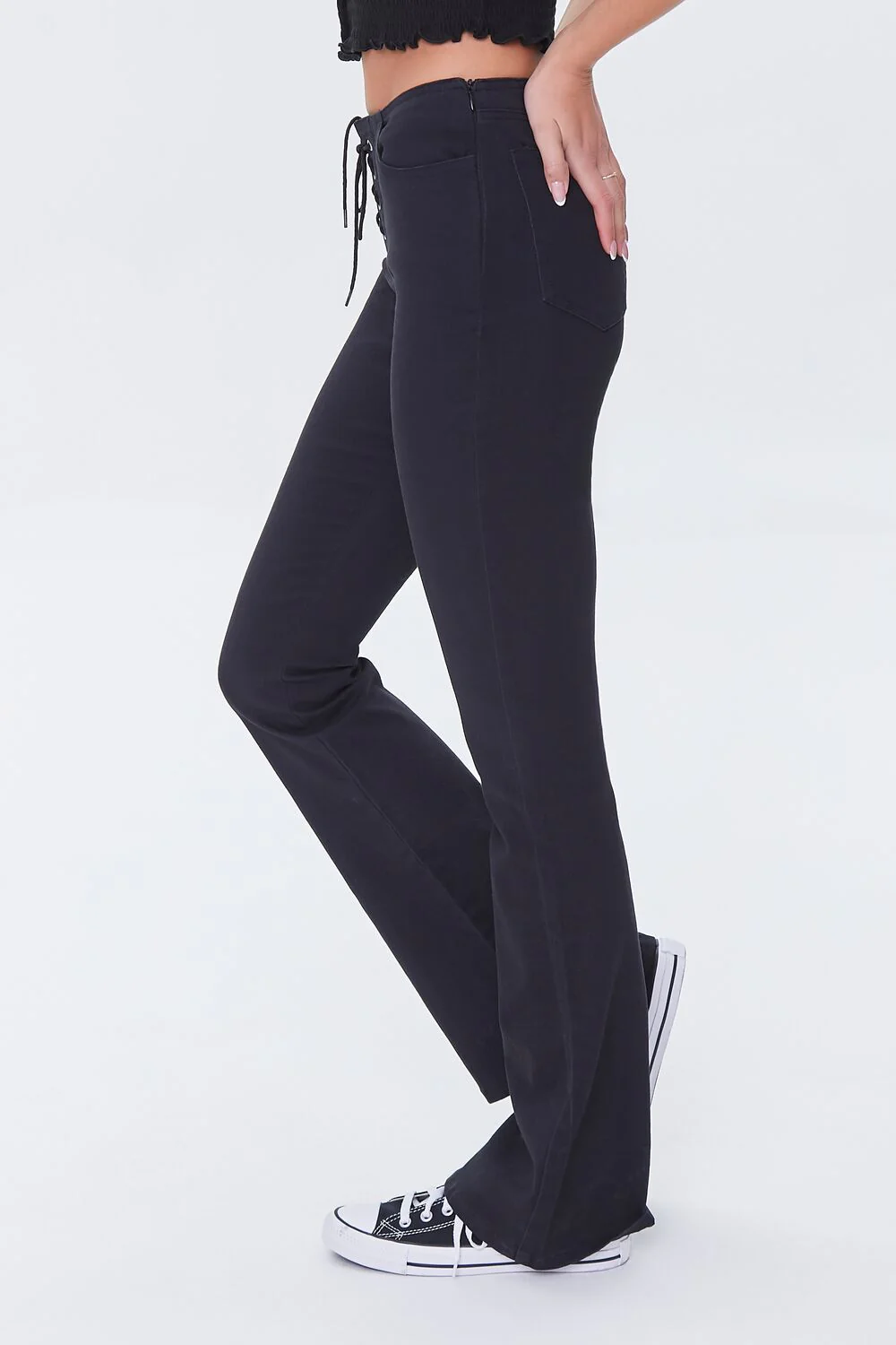 Corduroy Lace-Up Pants - Image 3
