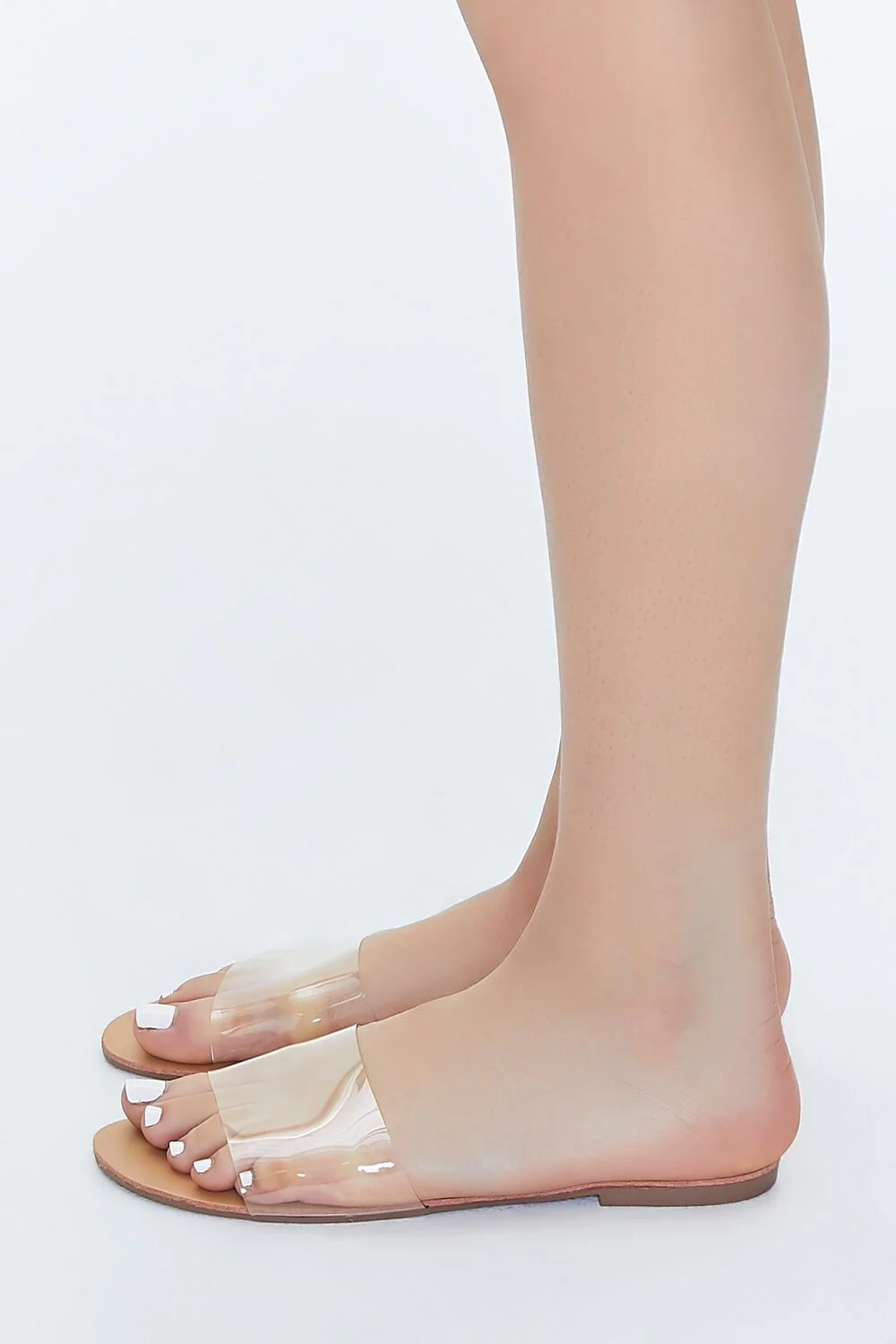 Faux Leather Slip-On Sandals - Image 6
