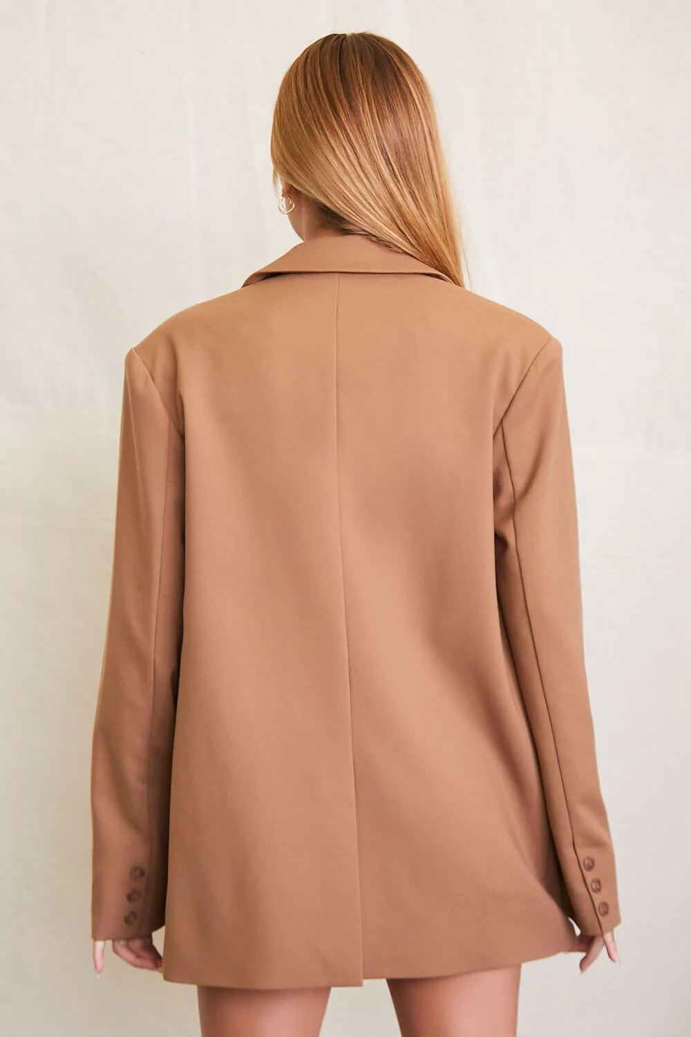 Oversized Single-Breasted Blazer - Image 3