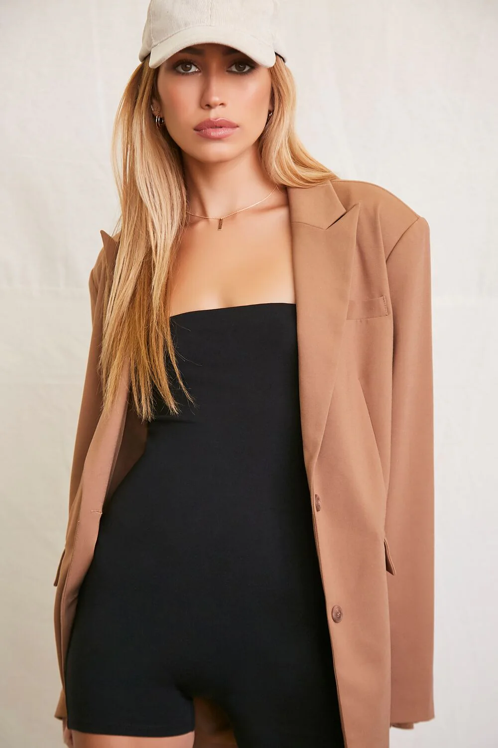 Oversized Single-Breasted Blazer - Image 5
