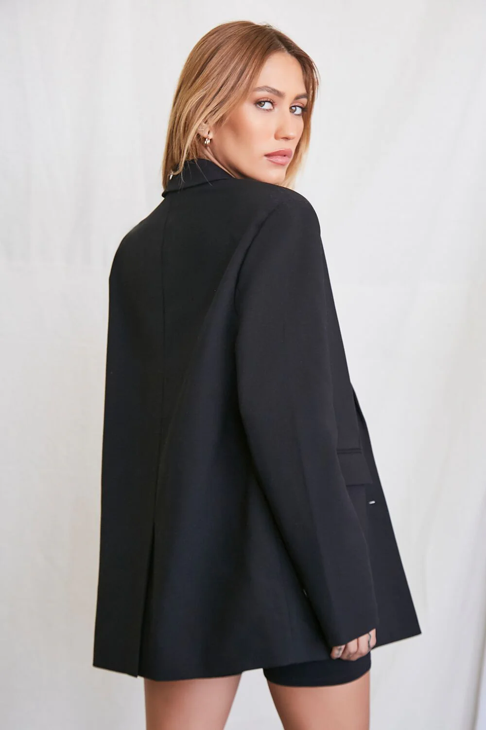 Oversized Single-Breasted Blazer - Image 8