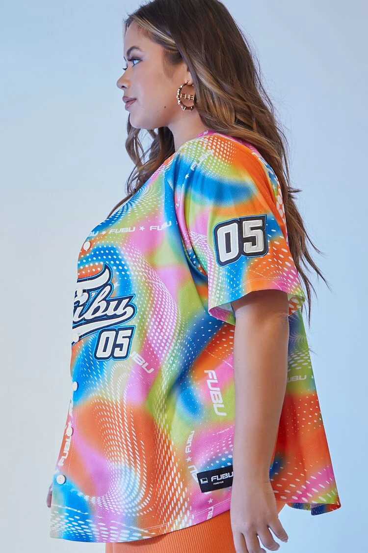 Plus Size FUBU Baseball Jersey - Image 2