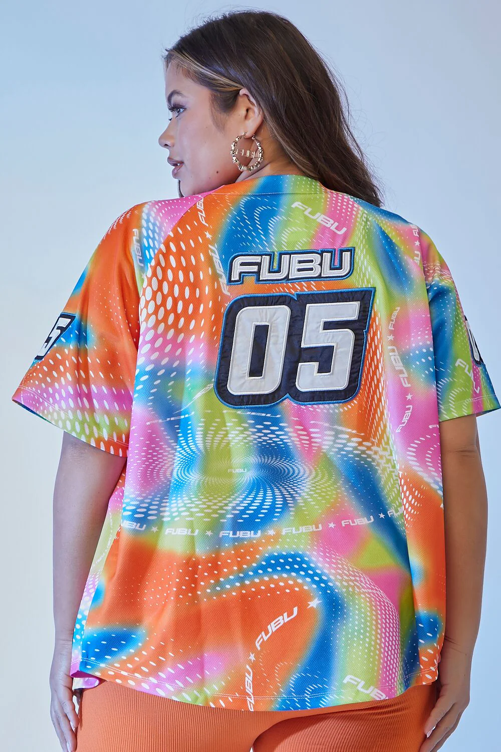 Plus Size FUBU Baseball Jersey - Image 3