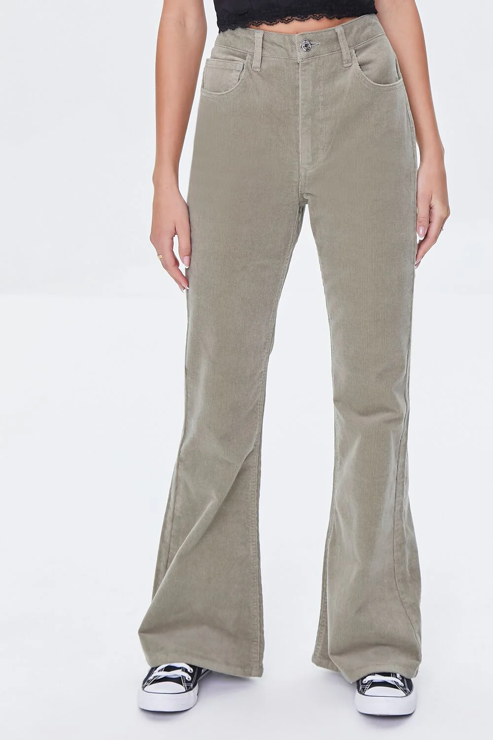 Corduroy Flare Pants - Image 2
