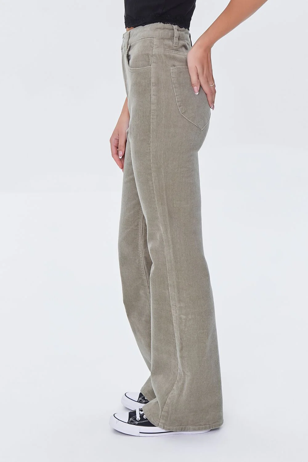 Corduroy Flare Pants - Image 3
