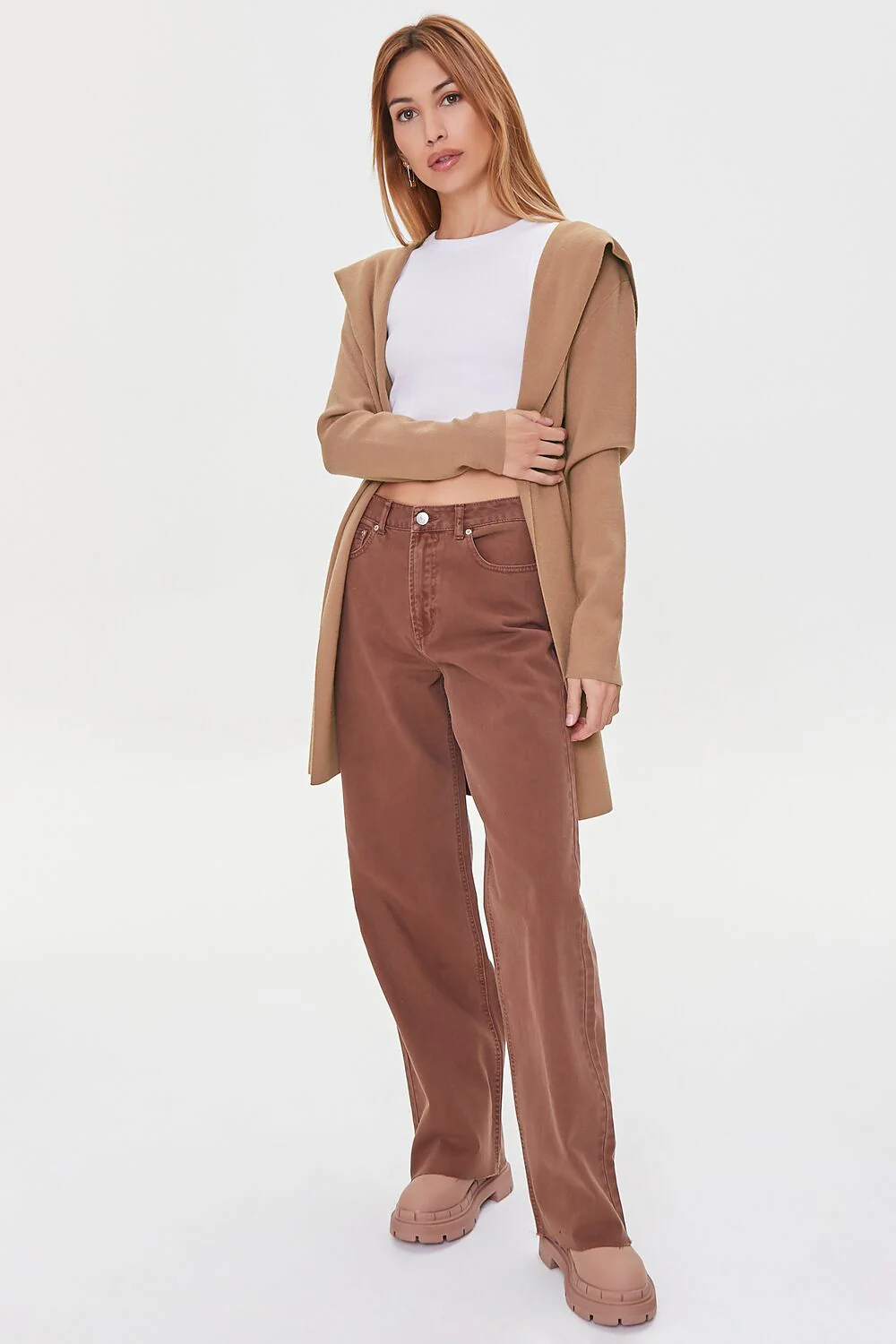 Open-Front Cardigan Sweater - Image 4