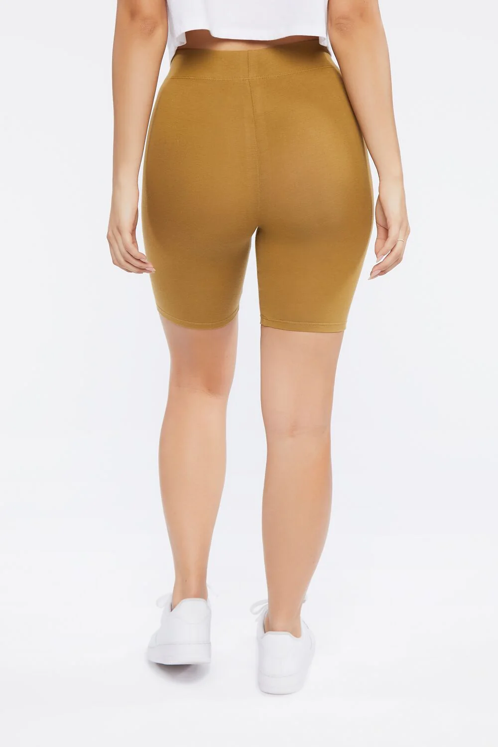 Basic Cotton Biker Shorts - Image 4
