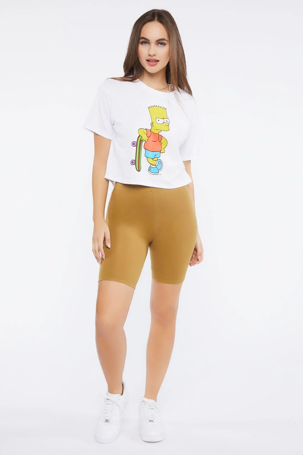 Basic Cotton Biker Shorts - Image 5