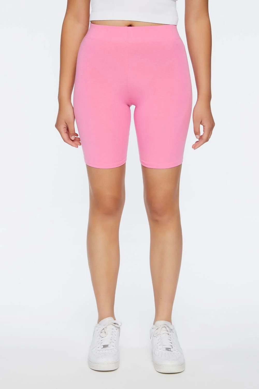 Basic Cotton Biker Shorts - Image 7