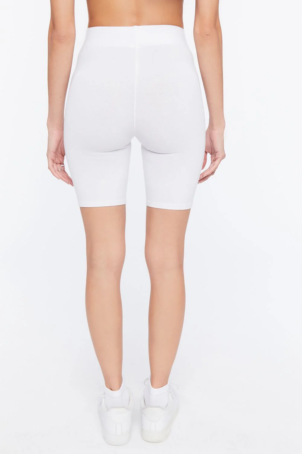 Basic Cotton Biker Shorts - Image 4