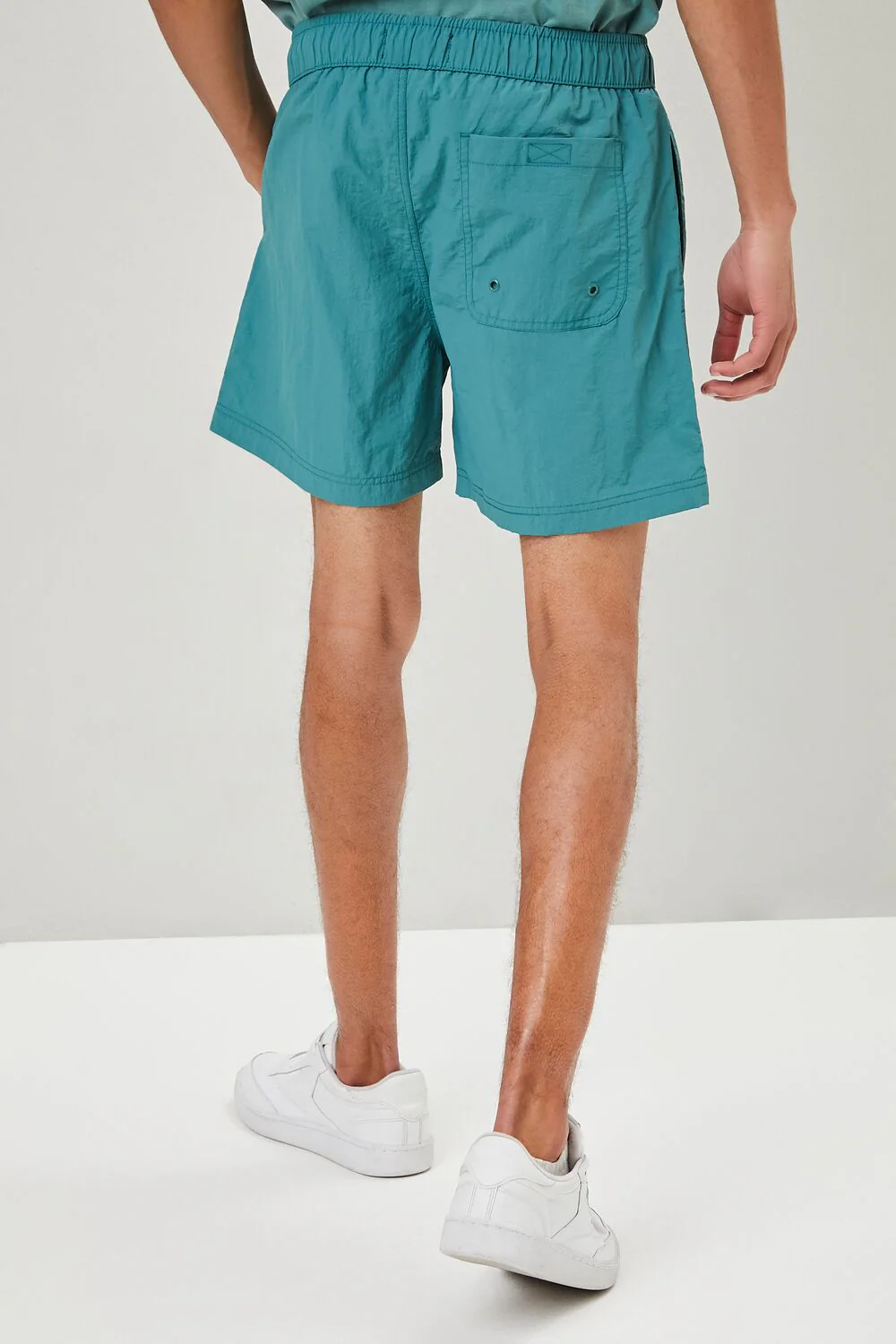 Recycled Nylon Drawstring Swim Trunks - Image 4