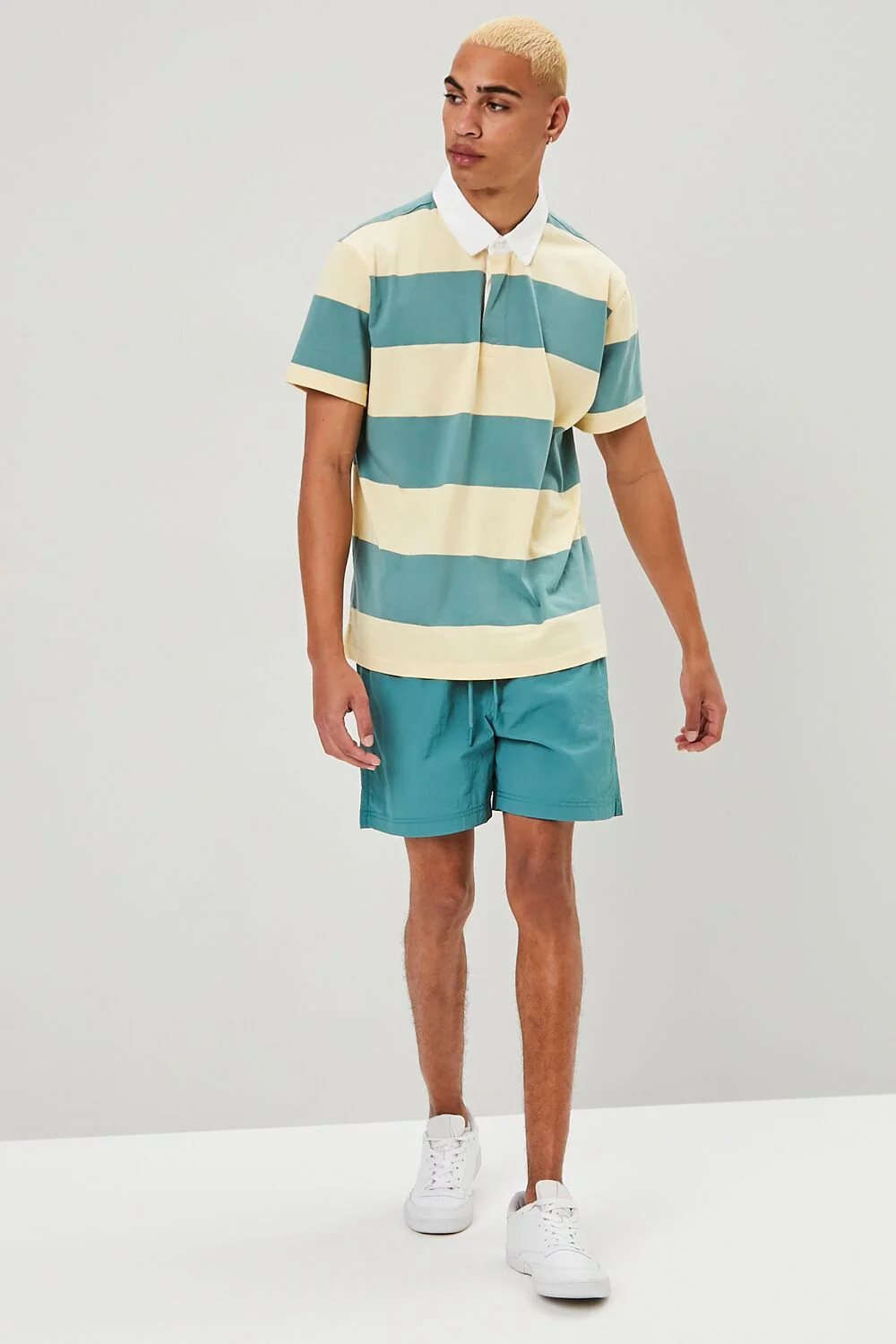 Recycled Nylon Drawstring Swim Trunks - Image 5