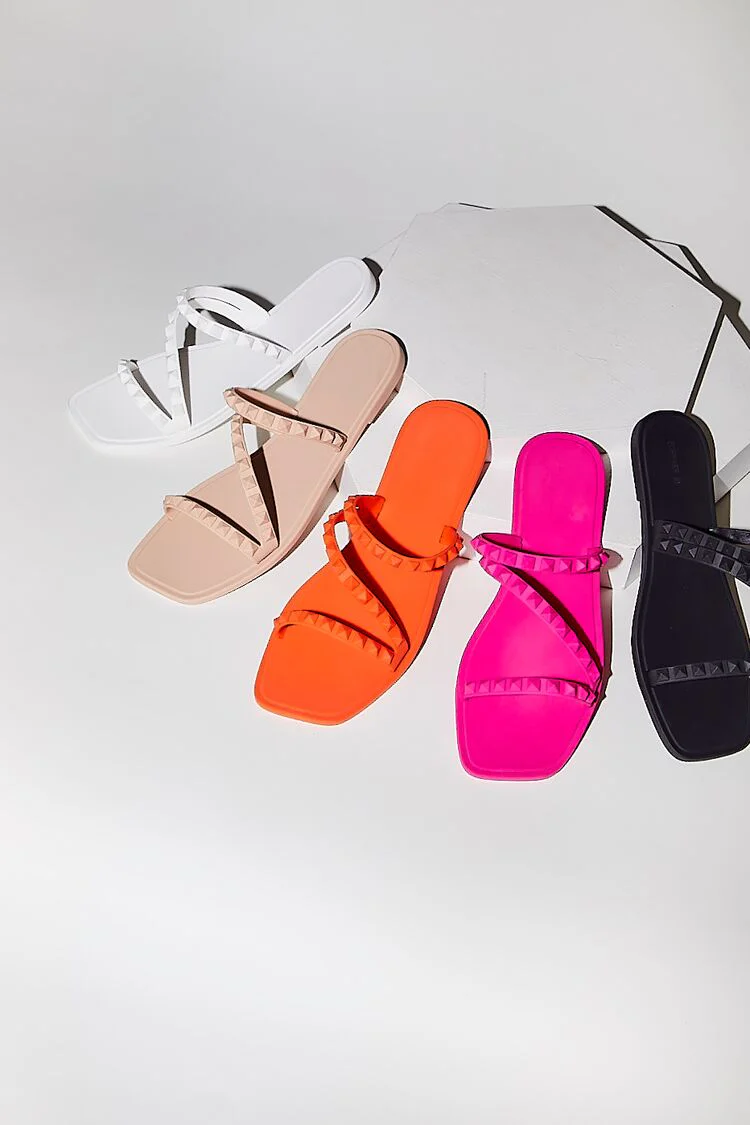 Studded Square-Toe Sandals - Image 21