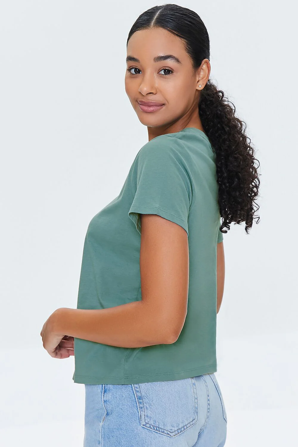 Basic Organically Grown Cotton Tee - Image 2