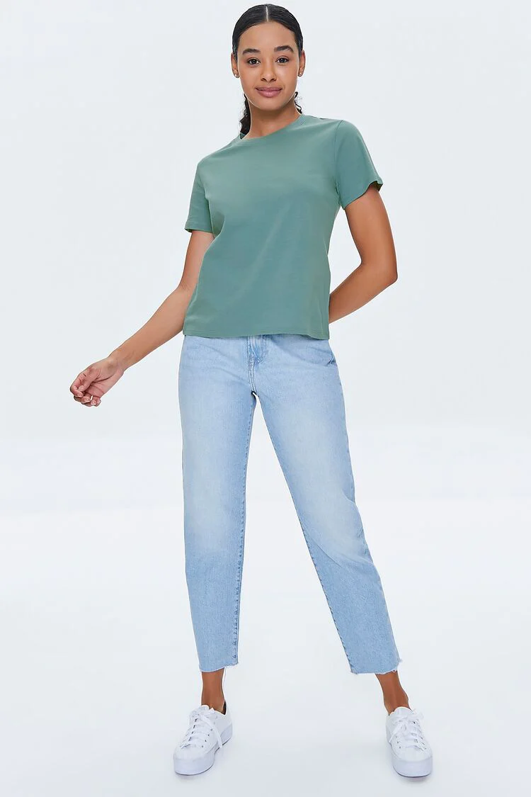 Basic Organically Grown Cotton Tee - Image 4