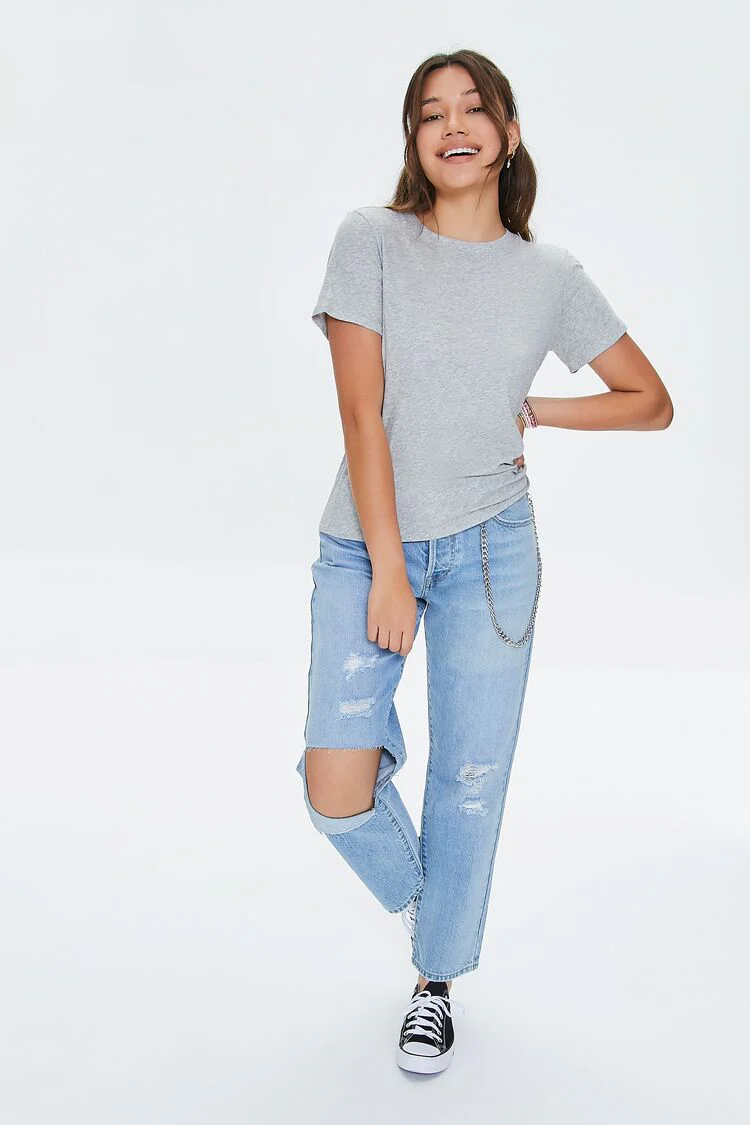 Basic Organically Grown Cotton Tee - Image 9