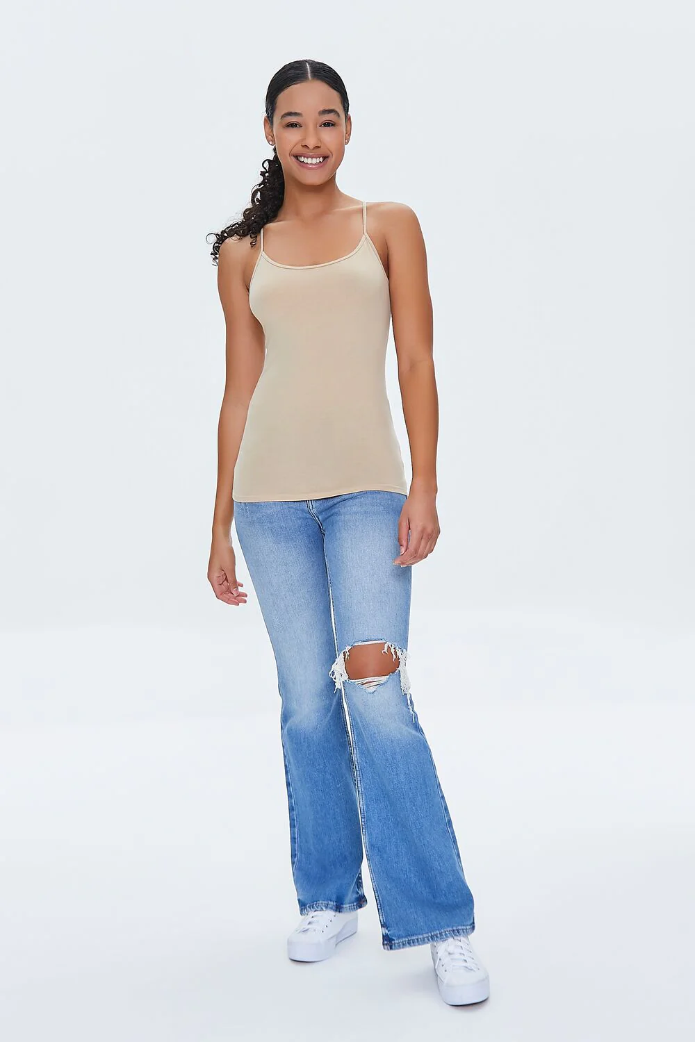 Basic Organically Grown Cotton Cami - Image 4