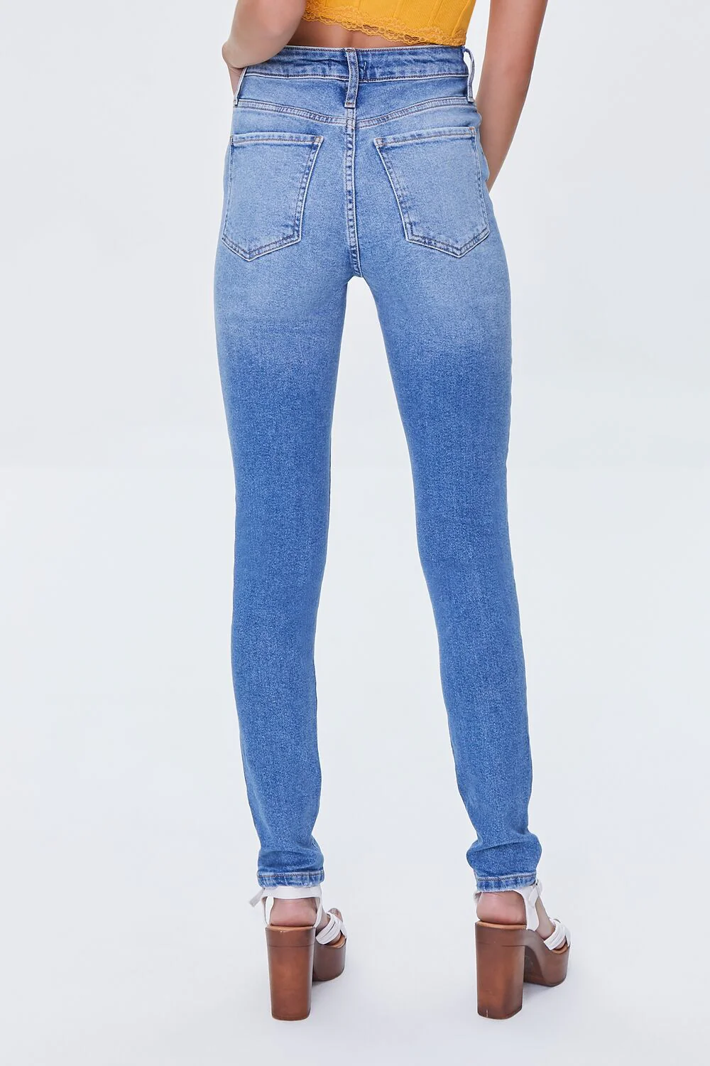 Skinny High-Rise Long Jeans - Image 4