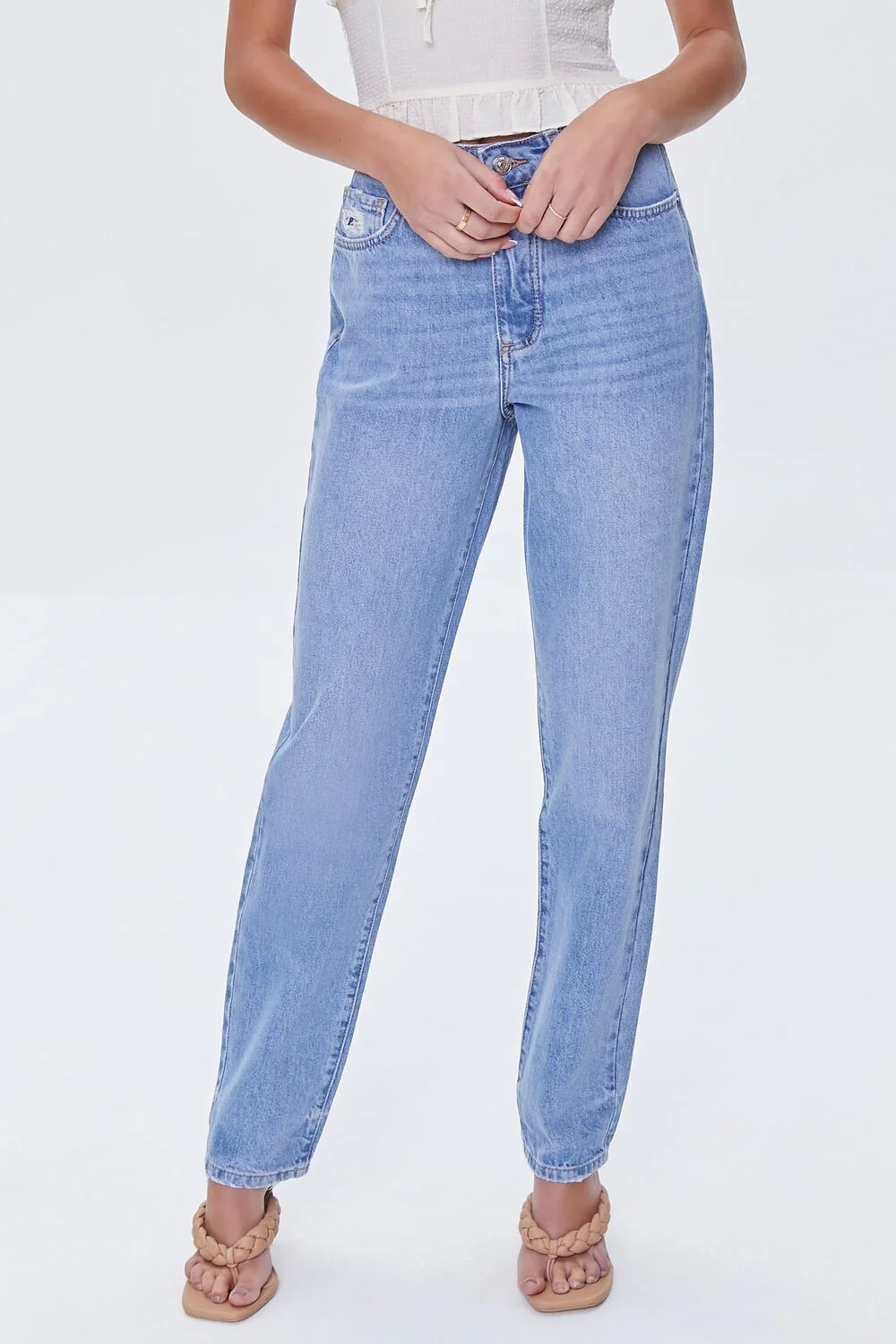 High-Rise Mom Long Jeans - Image 2