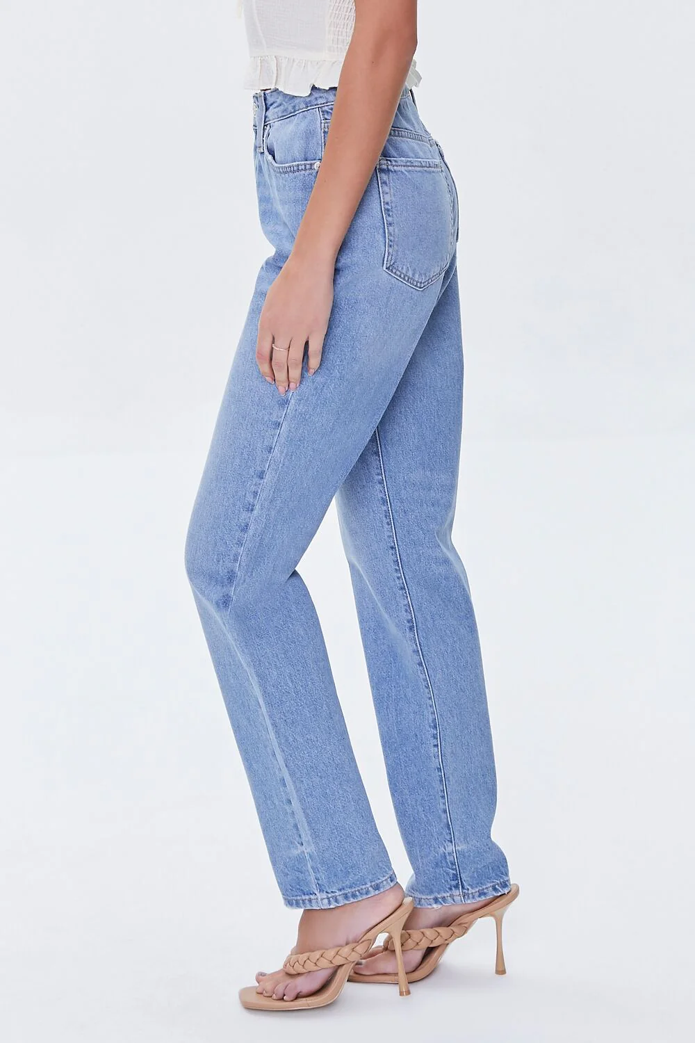 High-Rise Mom Long Jeans - Image 3