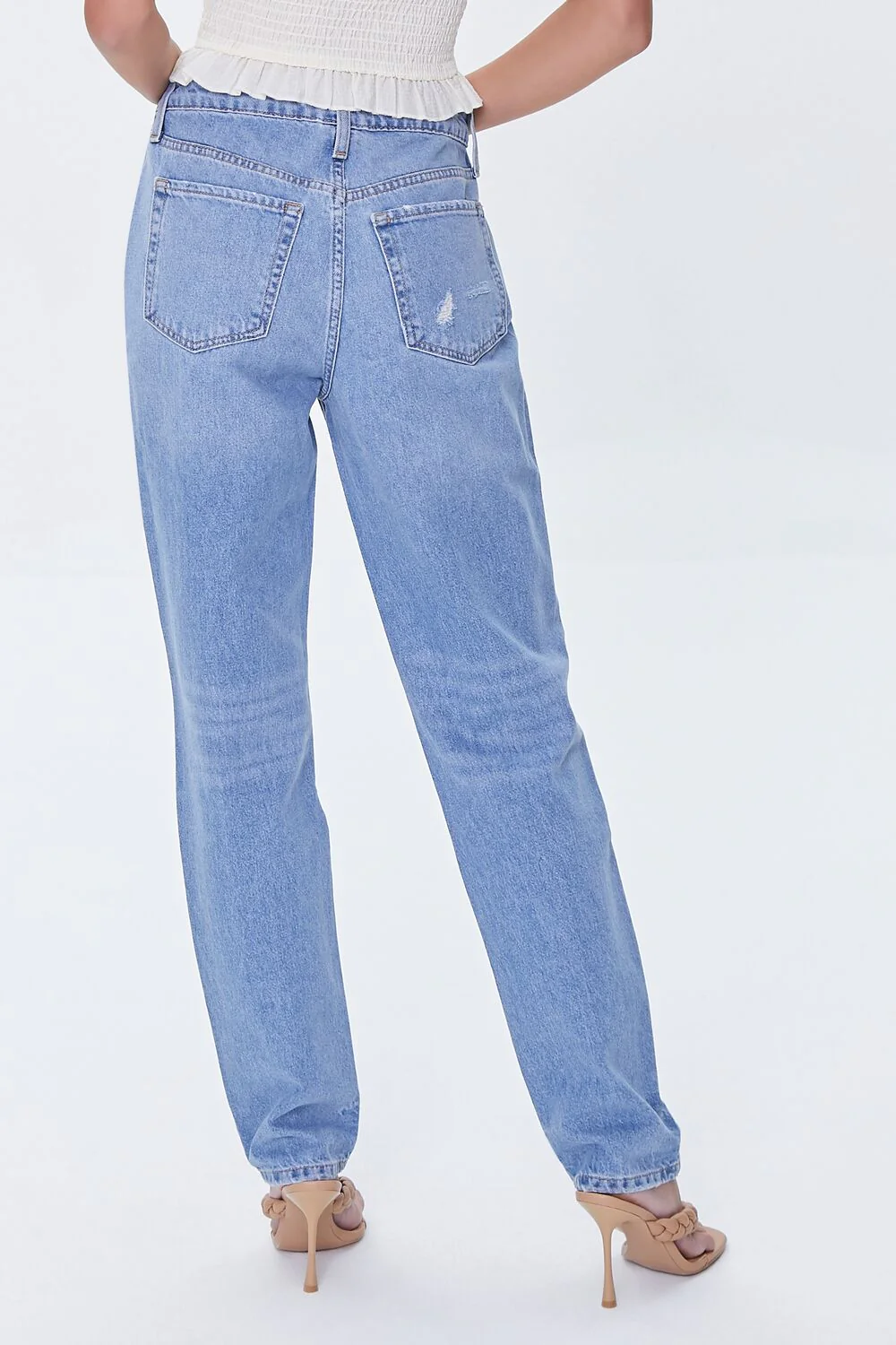 High-Rise Mom Long Jeans - Image 4