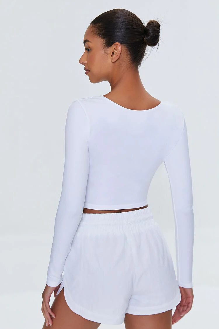 Active Seamless Crisscross Crop Top - Image 4