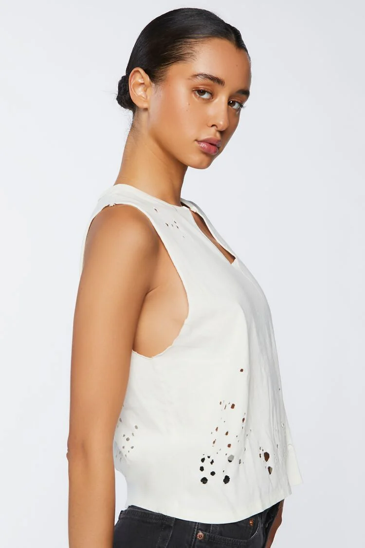 Distressed Muscle Tee - Image 2