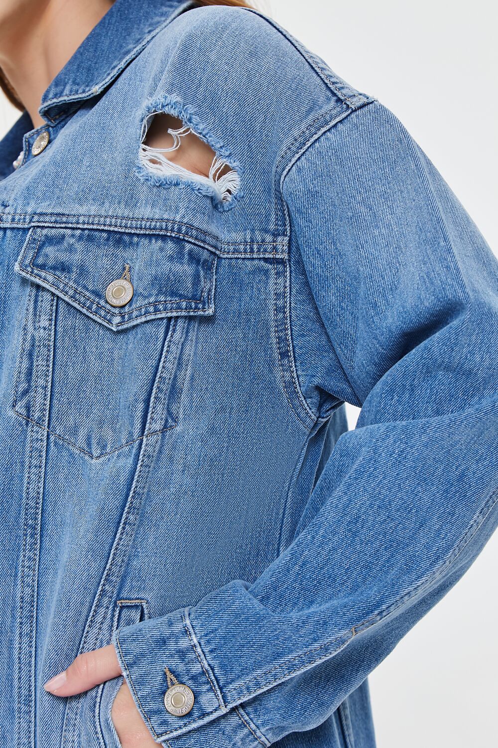 Basic Denim Jacket - Image 10