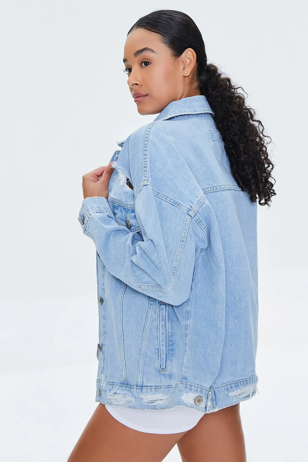 Basic Denim Jacket - Image 2