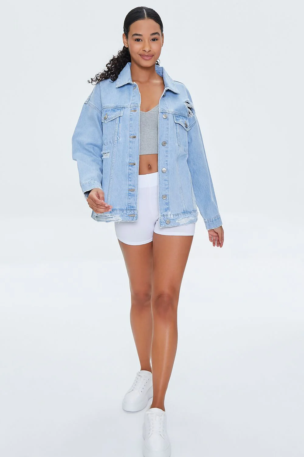 Basic Denim Jacket - Image 4