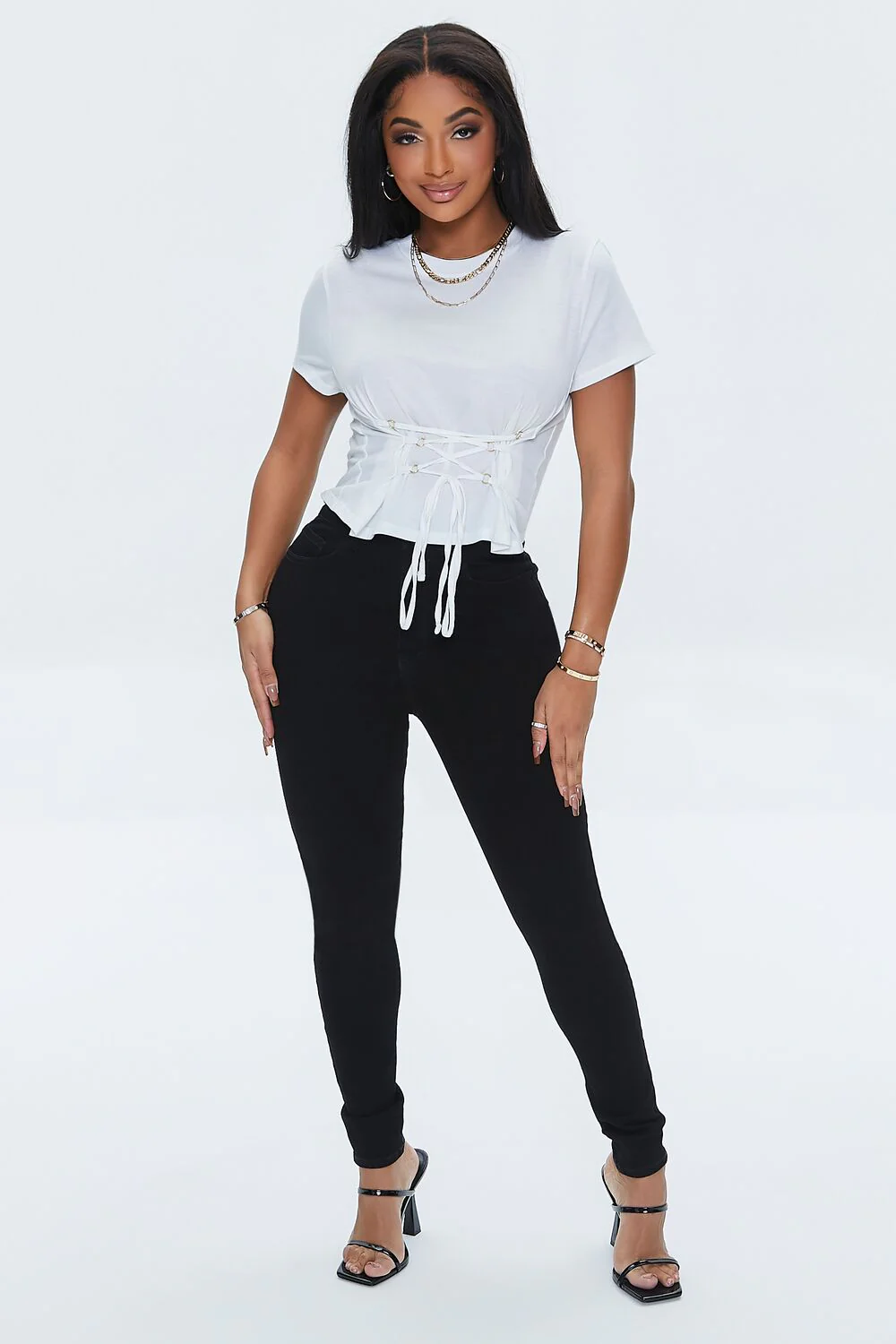 Lace-Up Crew Tee - Image 4