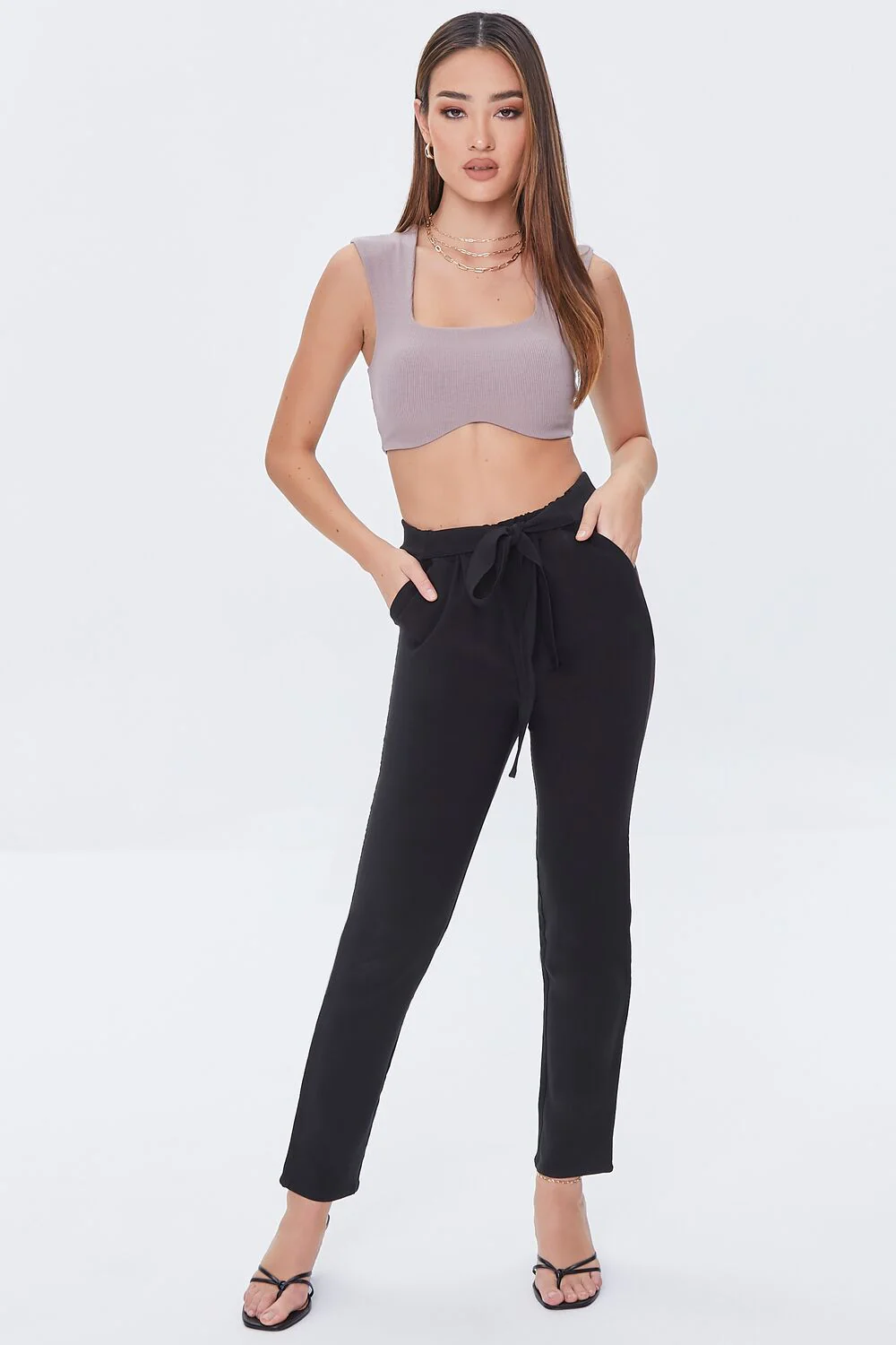 Ribbed Knit Crop Top - Image 5