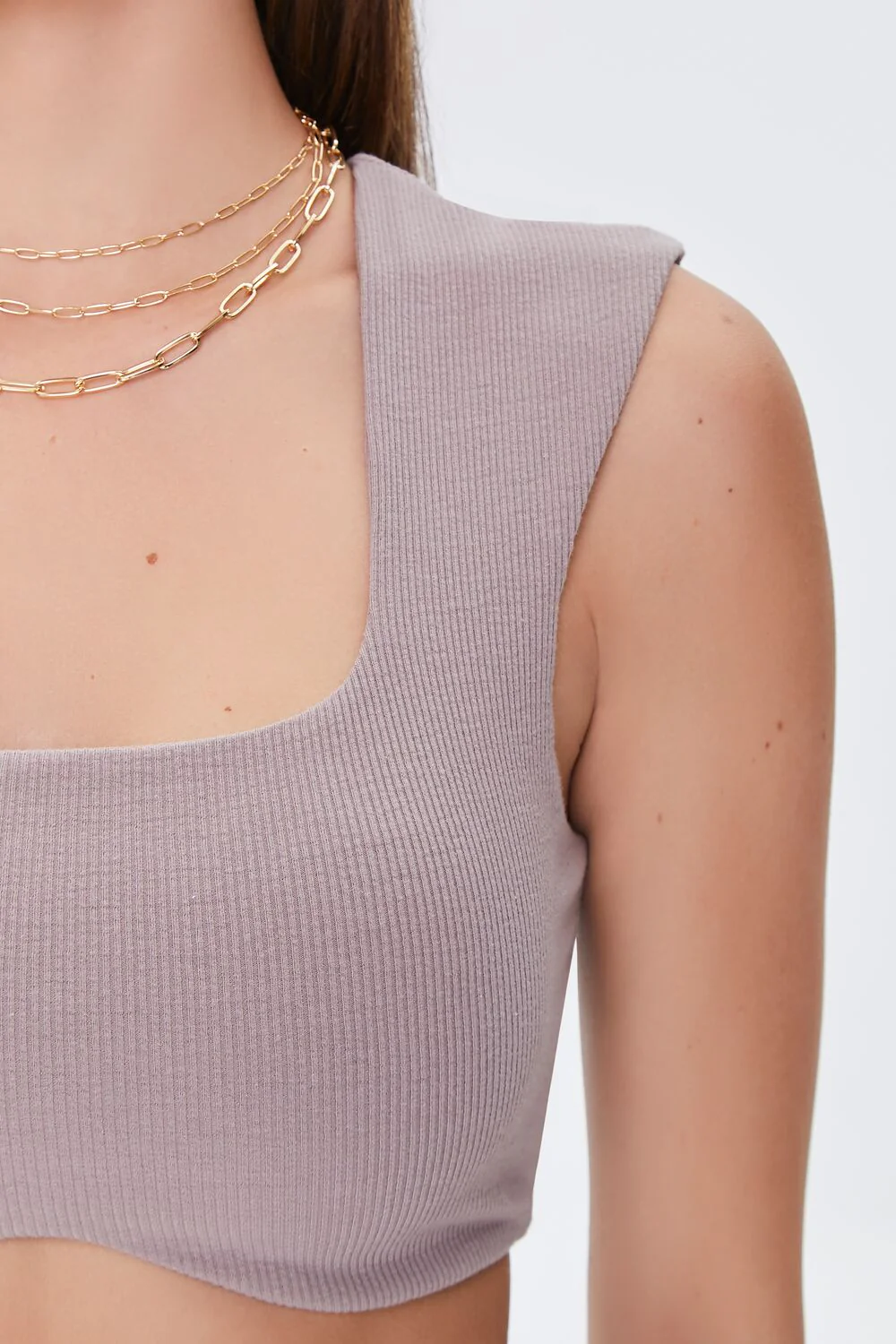Ribbed Knit Crop Top - Image 6