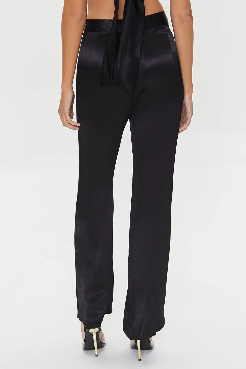 Satin Wide-Leg Pants - Image 4