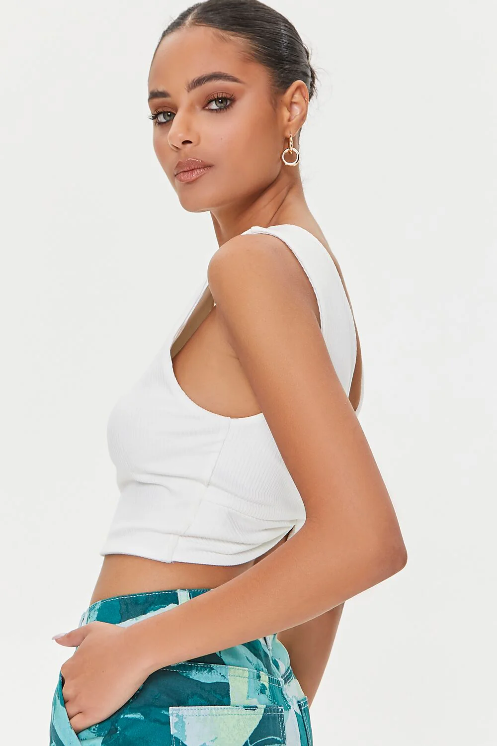 Twisted-Back Crop Top - Image 2