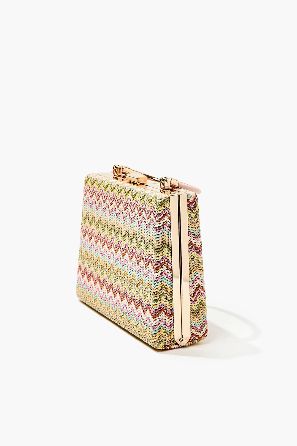 Chevron Basketwoven Clutch - Image 2