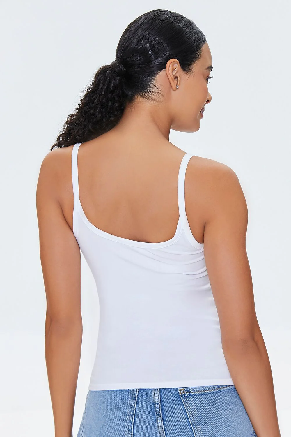 Basic Cotton Thick-Strap Cami - Image 7