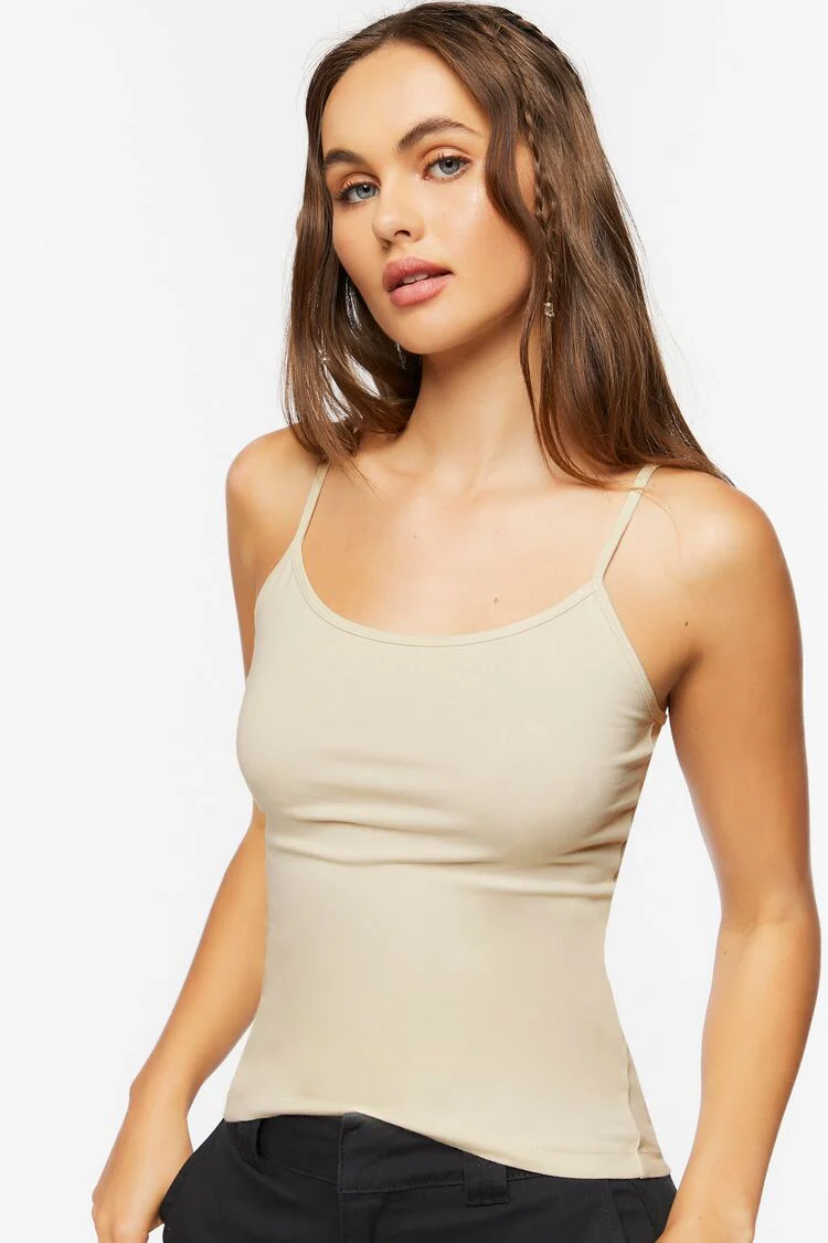 Cotton Scoop Neck Cami - Image 15