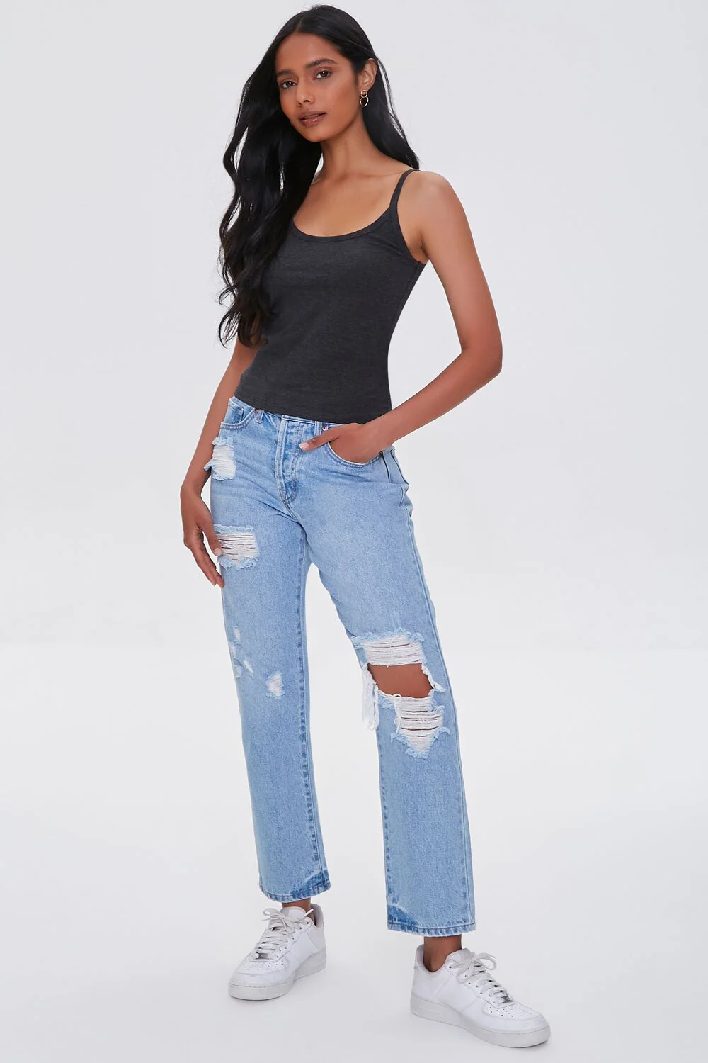 Cotton Scoop Neck Cami - Image 24