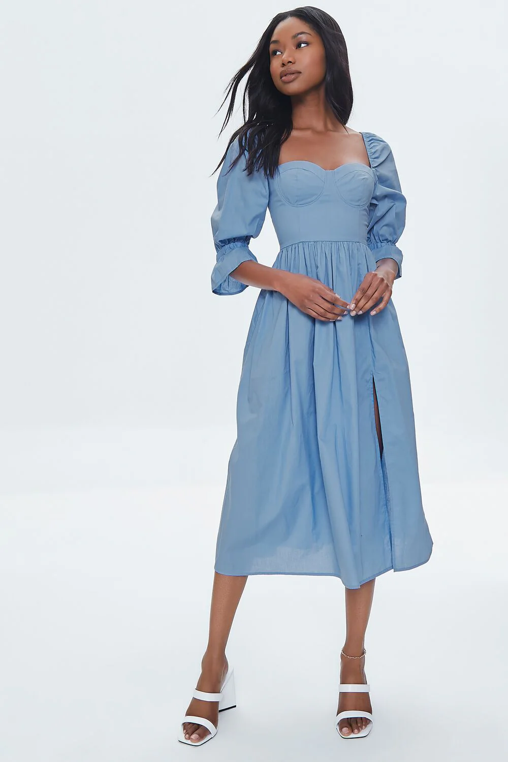 Sweetheart Midi Dress - Image 4