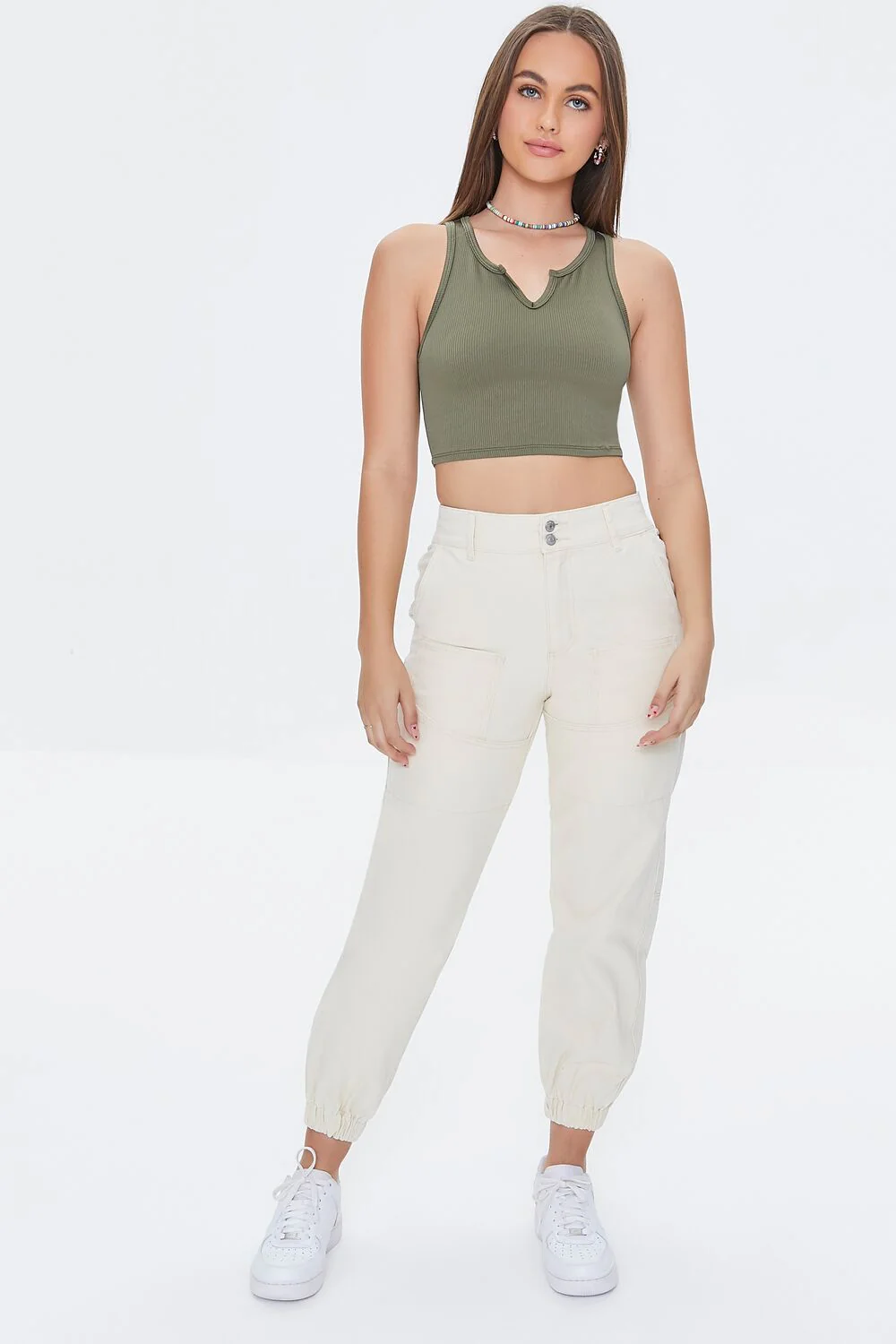 Split-Neck Crop Top - Image 4