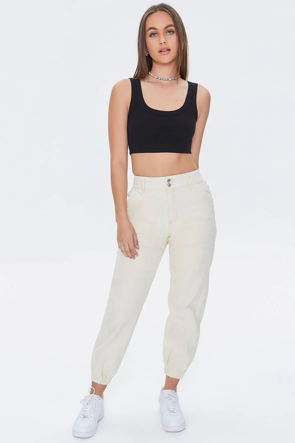Ribbed Knit Crop Top - Image 4